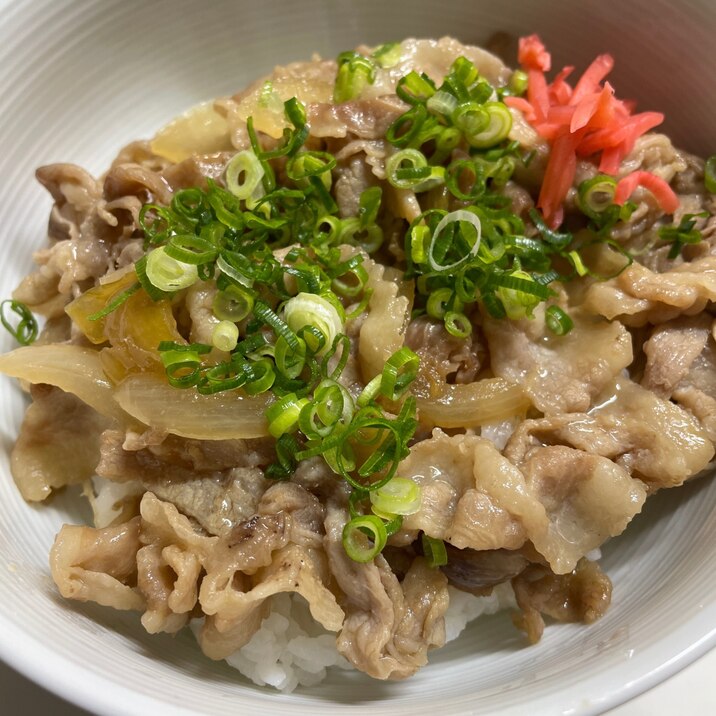 簡単!ポン酢でさっぱり豚丼